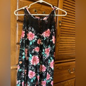 Floral long top